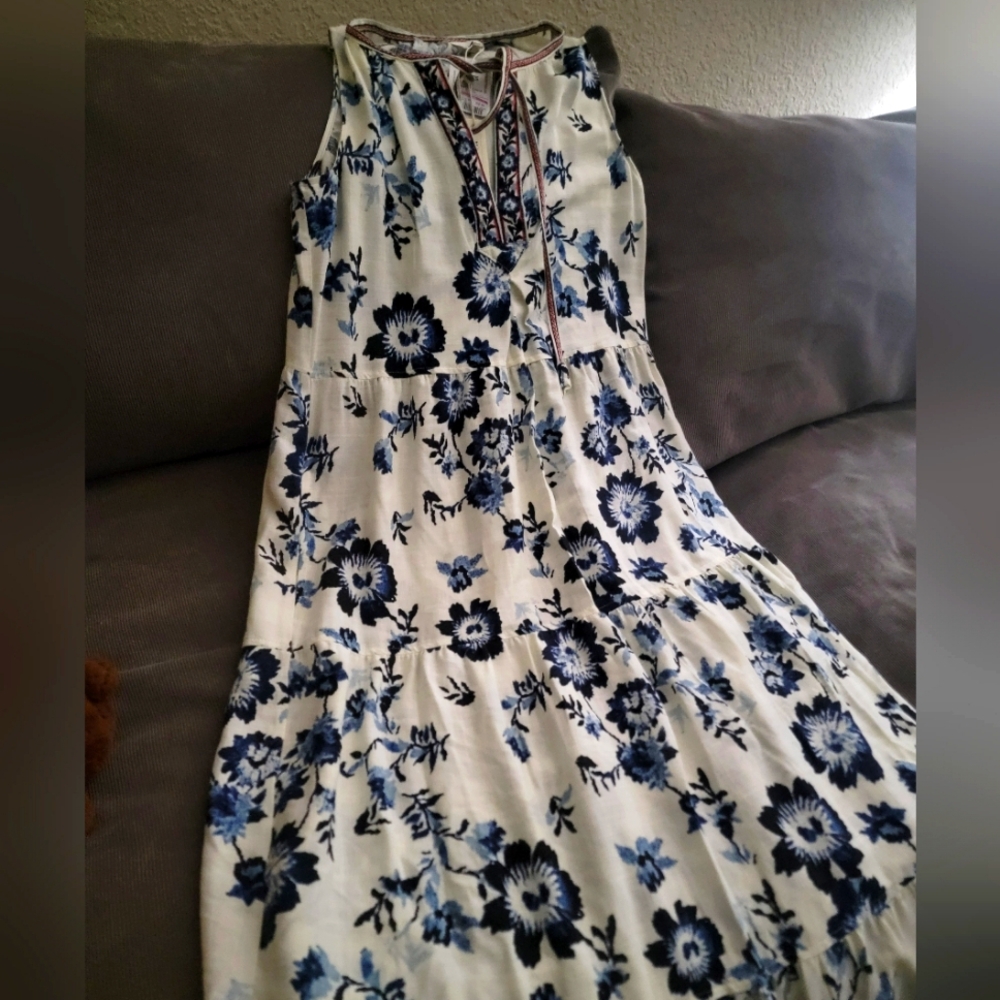 Max STUDIO Flower Print Maxi Dress